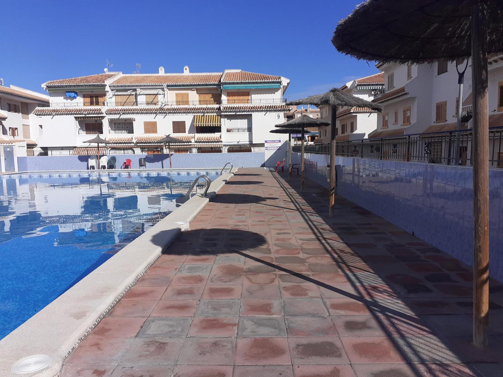 Apartamento Santa Pola, En Playa Del Tamarit Con Piscina. Ngoại thất bức ảnh