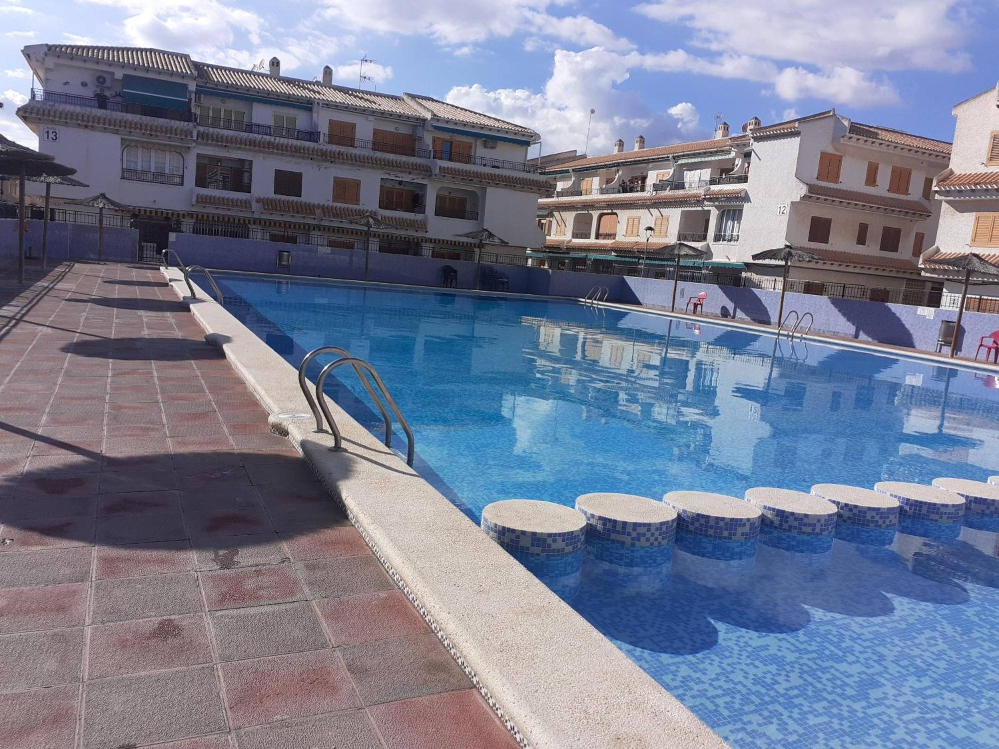 Apartamento Santa Pola, En Playa Del Tamarit Con Piscina. Ngoại thất bức ảnh